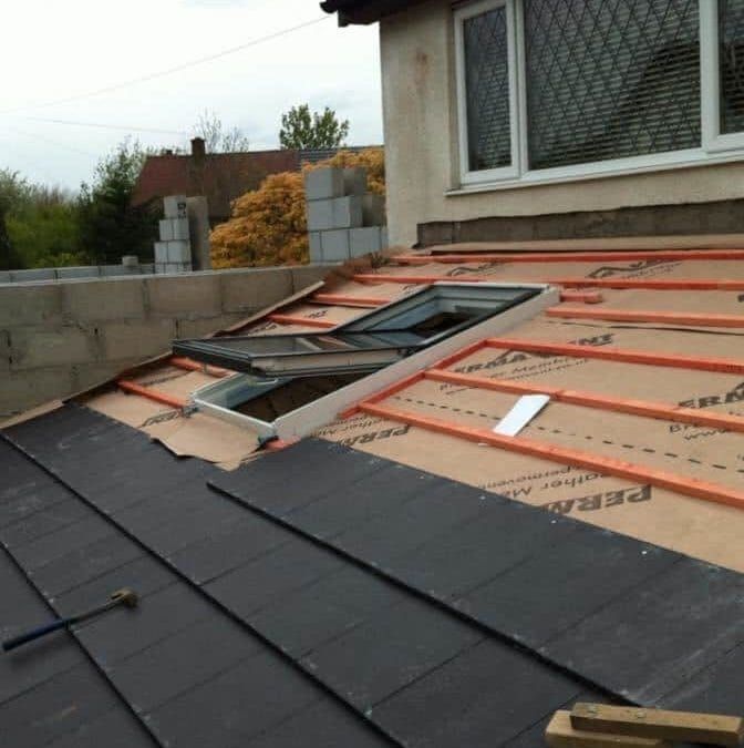 New roof going on